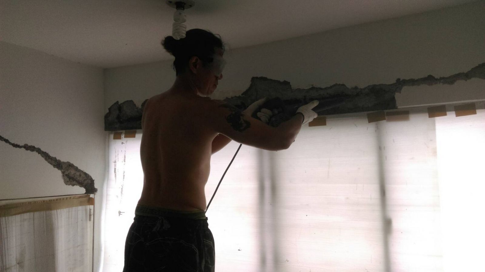 表層粉層吹淨清理