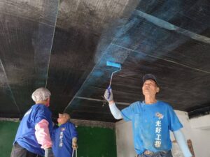 Epoxy面塗滾塗搭接