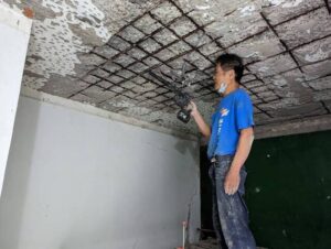 表層粉層吹淨清理