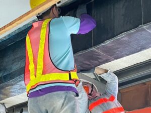 柱、梁碳纖維貼附X向(3)