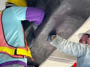 柱、梁碳纖維貼附Y向(2)