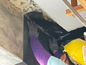 柱、梁碳纖維貼附X向(1)