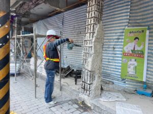 表層粉層吹淨清理