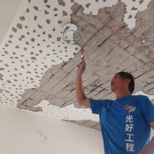 清理粉層及塗佈R-790常溫鐵鏽轉化劑